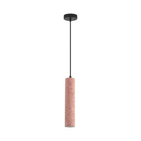 Фото LUMION 8355/1A SUSPENTIONI LN26 331 черный/розовый, металл/цемент Подвес GU10 LED 5W 220V SHAMAREL
