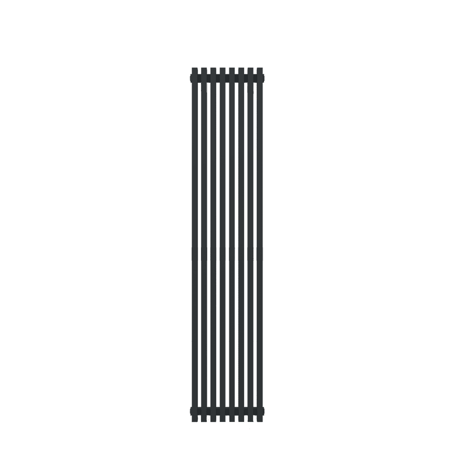 Фото №1  Радиатор Радиатор КЗТО QUADRUM 50 V 1250-8 Серый темный металлик муар