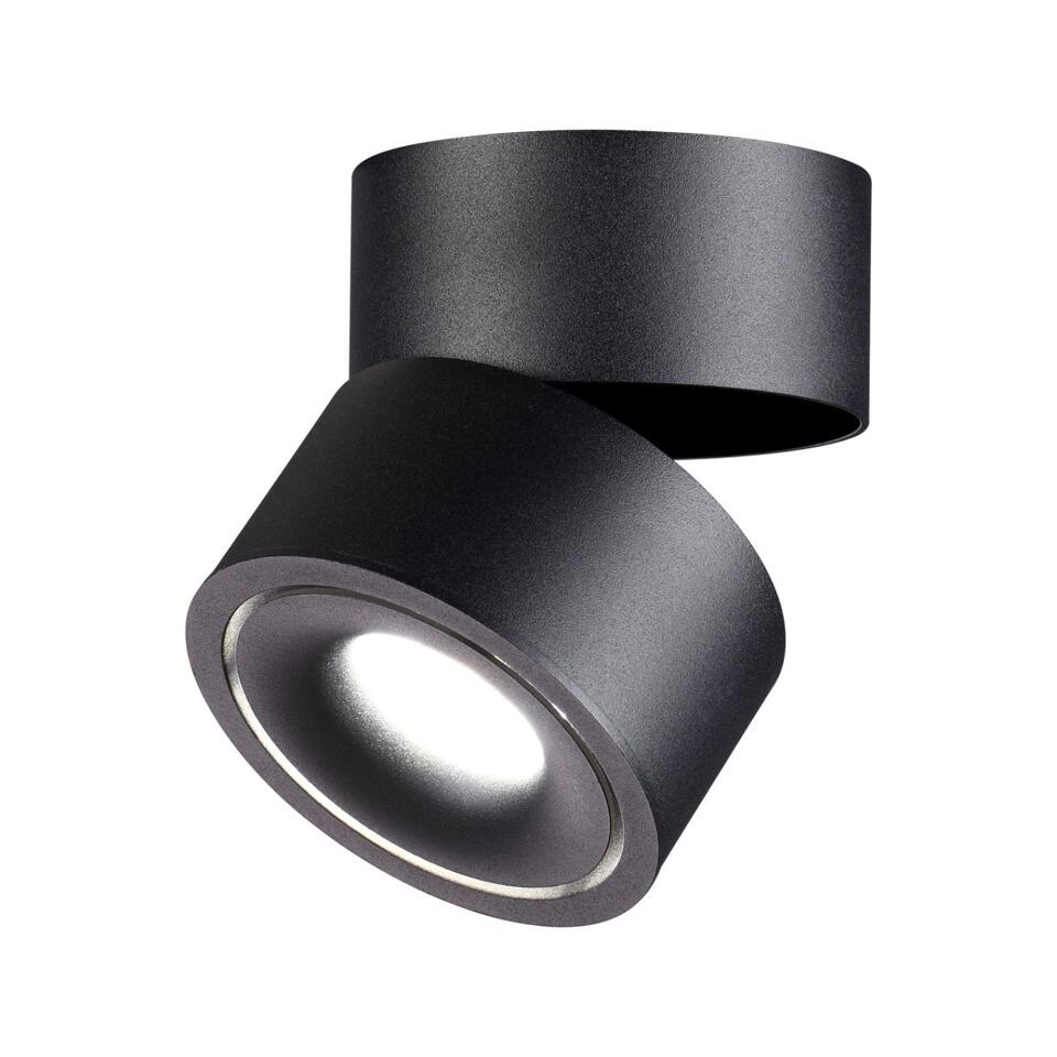 Фото №5  NOVOTECH 358773 OVER NT21 364 черный Светильник накладной светодиодный IP20 LED 15W 4000K 1300Лм 100-265V GRODA