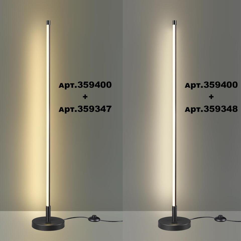 Фото №9  NOVOTECH 359347 KONST NT24 048 черный Светильник линейный светодиодный IP20 LED 16W 170-265V 3000K 1232Лм VITZ