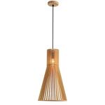 Превью фото №5  Подвесной светильник LUMION 8384/1A ECO LN26 323 бежевый дерево Подвес E27 60W 220V GERDA