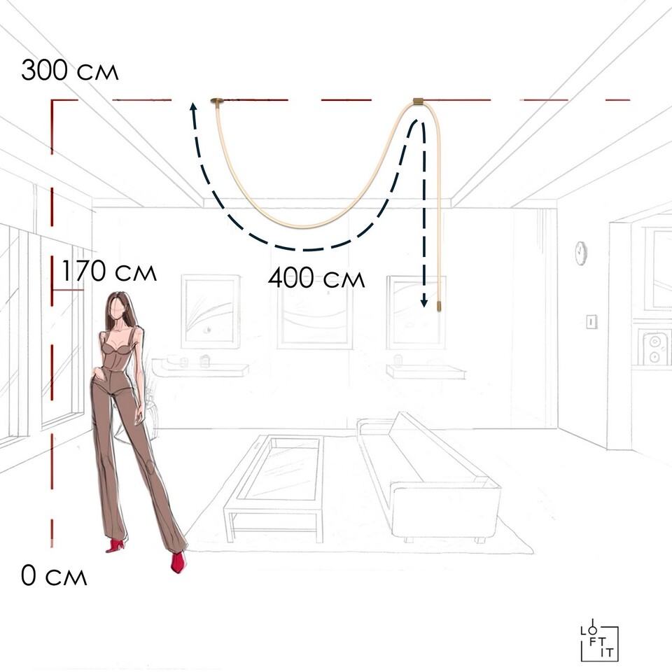 Фото №6  10388A Brass Потолочный светильник LOFT IT Thread