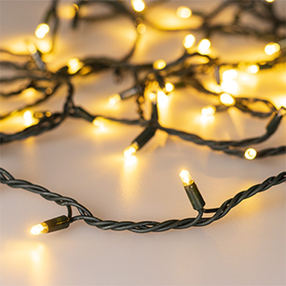 Фото №1  Ardecoled Светодиодная гирлянда ARD-STRING-PRO-1000-GREEN-100LED-PULSE Warm (230V, 7W) ( IP65)