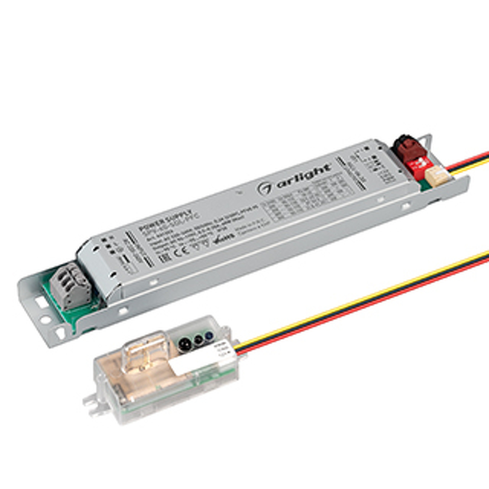 Фото №1  Arlight Блок питания SPV-60-SDL-PFC (60W, 90-175V, 0.2-0.35A) ( IP20 Металл, 5 лет)