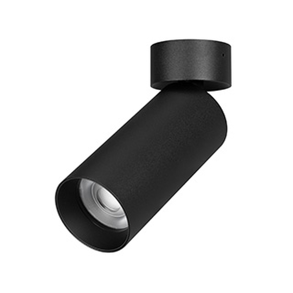 Фото №1  Arlight Светильник SP-GABI-SURFACE-FLAP-R50-9W Warm3000 (BK, 36 deg, 230V) ( IP40 Металл, 5 лет)