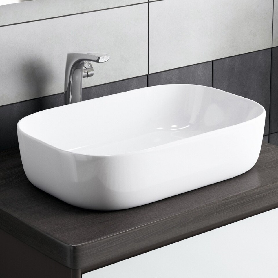 Фото №12  Раковина Teymi Раковина Solli 60 artceramic, накладная, белая T50202