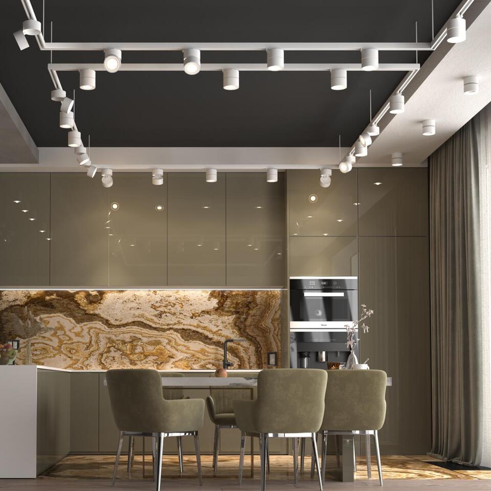 Фото №5  NOVOTECH 358780 PORT NT21 270 белый Трехфазный трековый светодиодный светильник IP20 LED 15W 4000K 1300Лм 100-265V GRODA