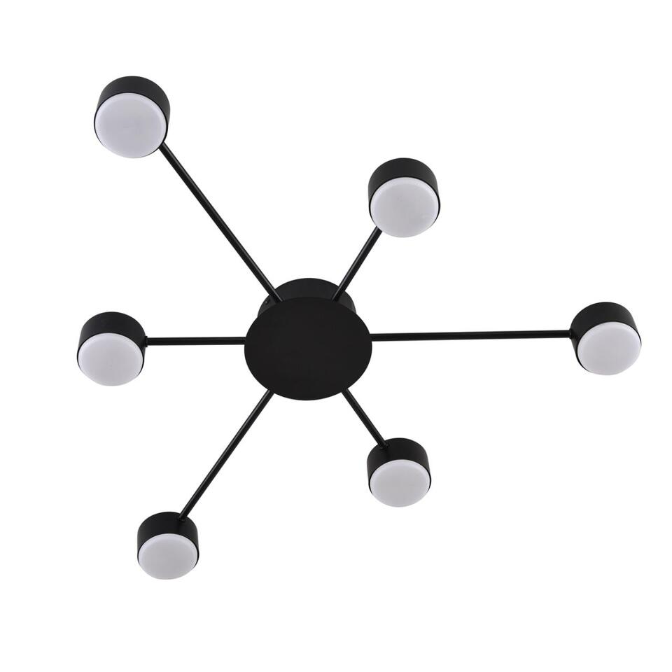 Фото №6  Люстра LUMION 8344/6C COMFI LN26 251 черный, металл Люстра GX53 LED 6*7W 220V TORINA