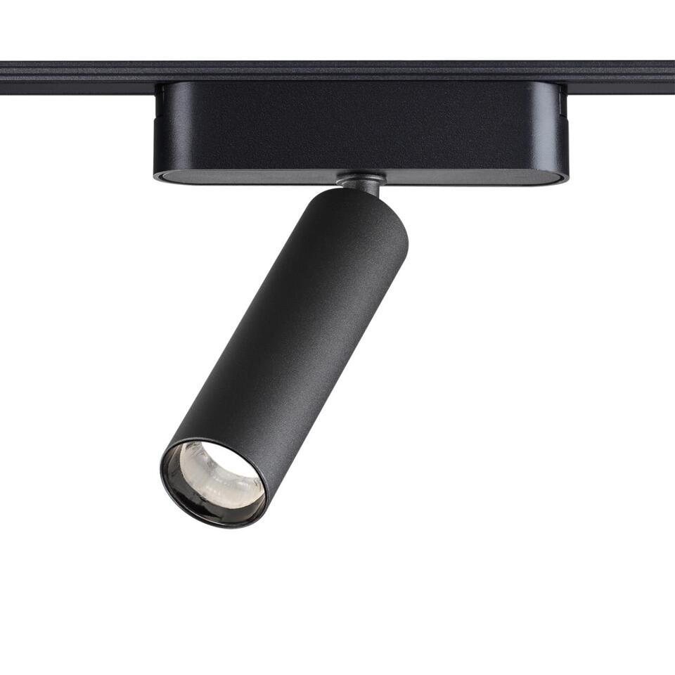 Фото №6  NOVOTECH 359084 SHINO NT23 182 черный Трековый светильник для низков. шинопровода IP20 LED 4000K 7W 48V 630Лм SMAL