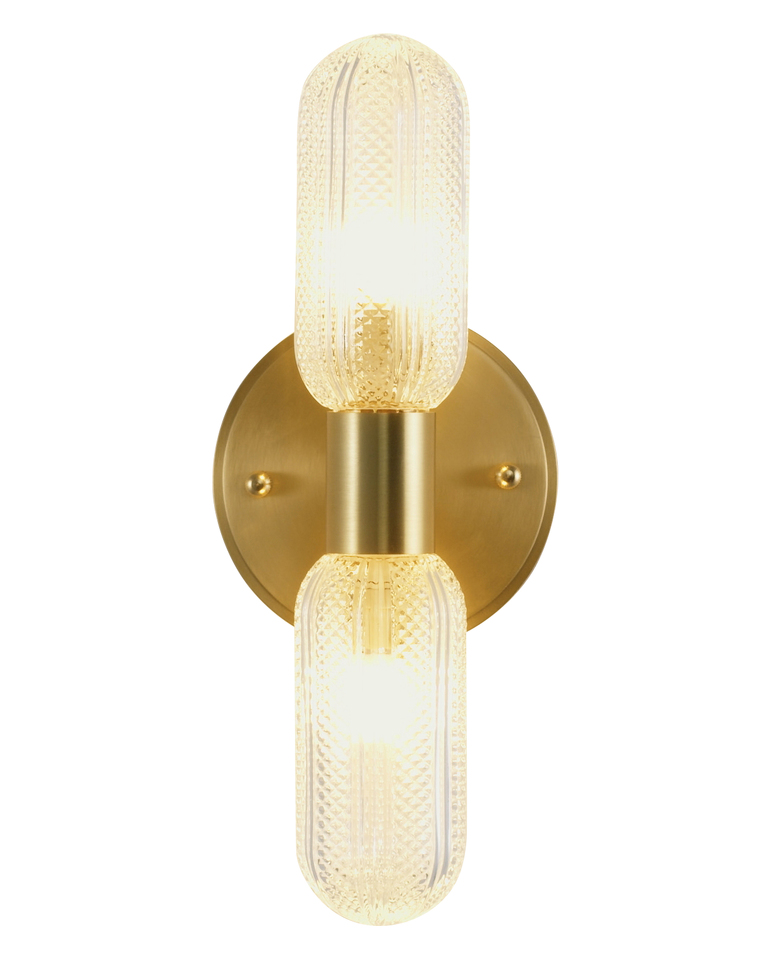 Фото №10  Светильник настенный Moderli V11018-2W Brass