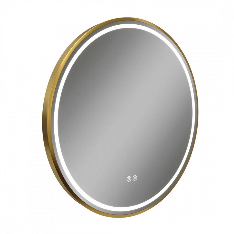 Фото №32  Teymi Зеркало Lina Supernova Gold D60, LED подсветка, сенсор, антипар T20121