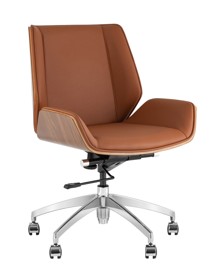 Фото №8  Кресло Кресло офисное TopChairs Crown SN коричневый