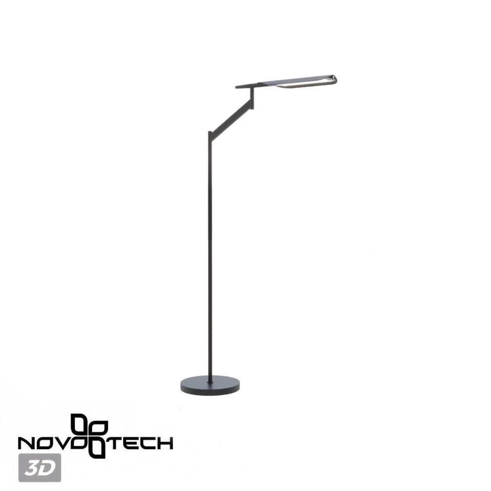 Фото №7  Торшер NOVOTECH 359542 LEDO NT25 000 черный Торшер диммир. со сменой цвет. темпер. (управление- сенсор) IP20 LED 14W 100-240V 2700К\4000К\6000К ALA