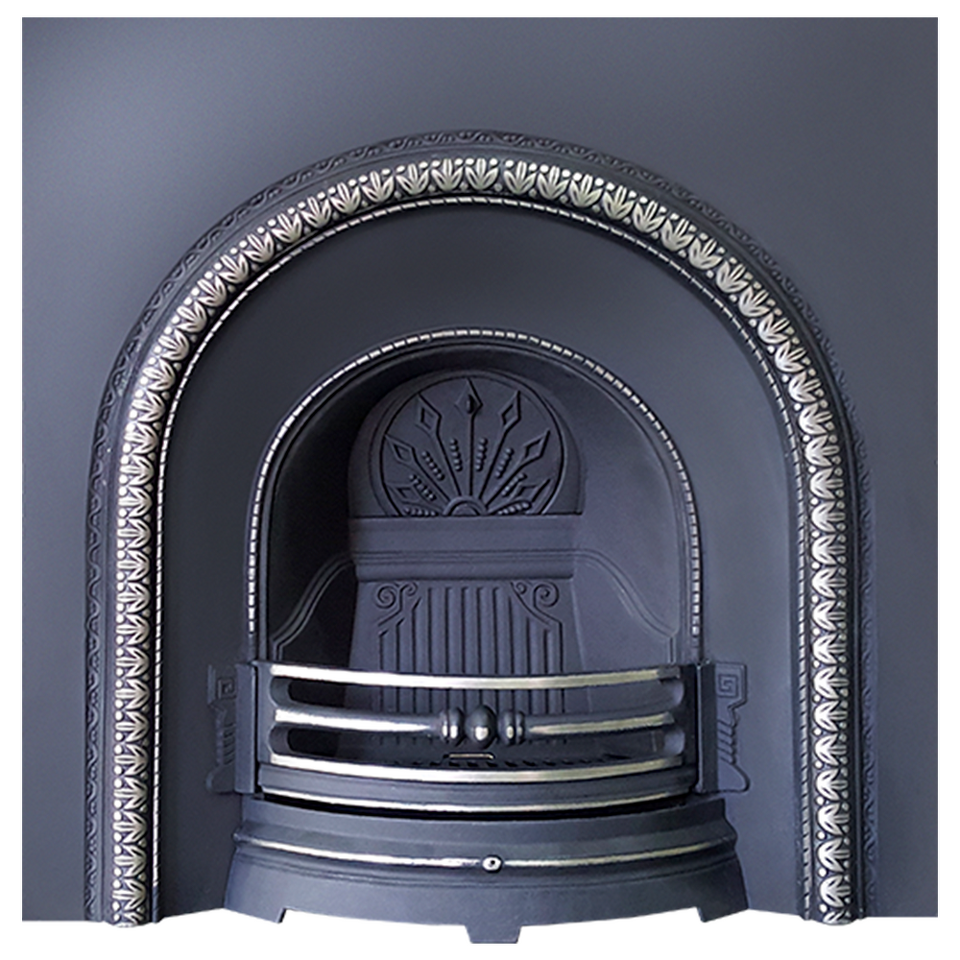 Фото №1  Камин EXEMET Oriana 965x965x170, черный с полировкой элементов