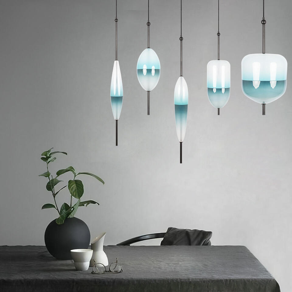 Фото №6  Подвесной светильник 10223/E Blue Подвесной светильник LOFT IT Venice