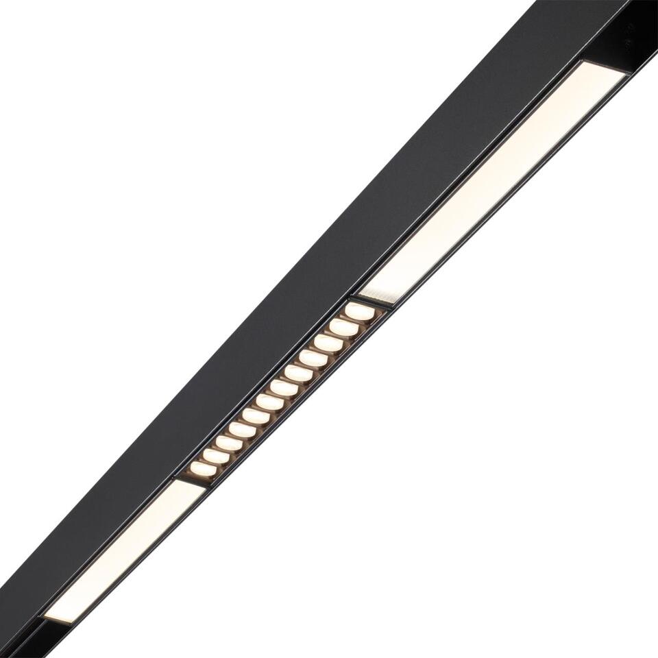 Фото №7  NOVOTECH 358622 SHINO NT21 064 черный Трековый низковольтный св-к диммируемый с ДУ, со сменой цв.температуры IP20 LED 3000~6500К 12W 48V FLUM