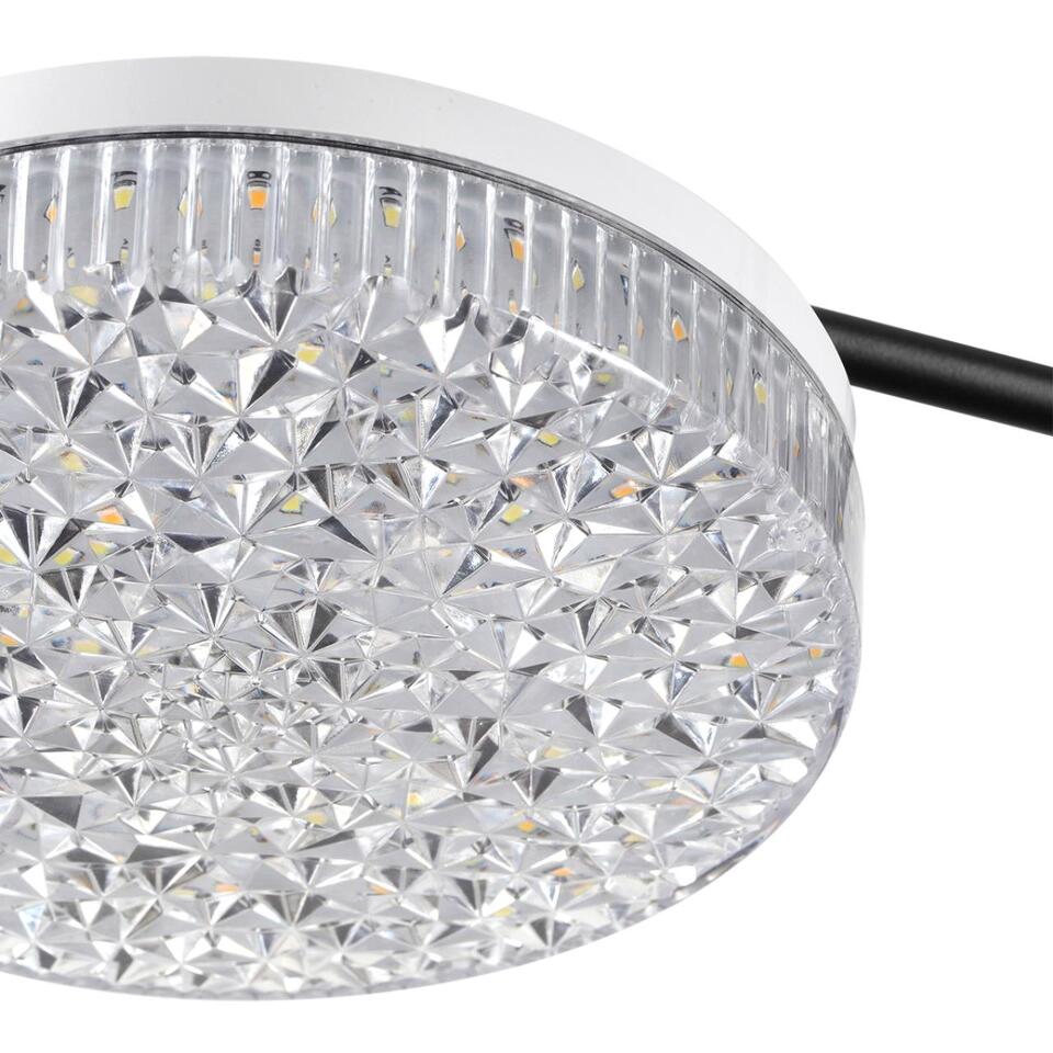 Фото №12  Люстра LUMION 8236/4CL LEDIO LN25 000 черный, металл/акрил Люстра потолочная с ПДУ LED 55W 3000-6000К 220V DIDANA