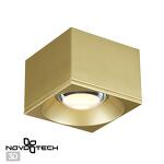 Превью фото №1  NOVOTECH 358670 OVER NT21 230 золото Светильник накладной светодиодный IP20 LED 4000К 12W 220V PATERA