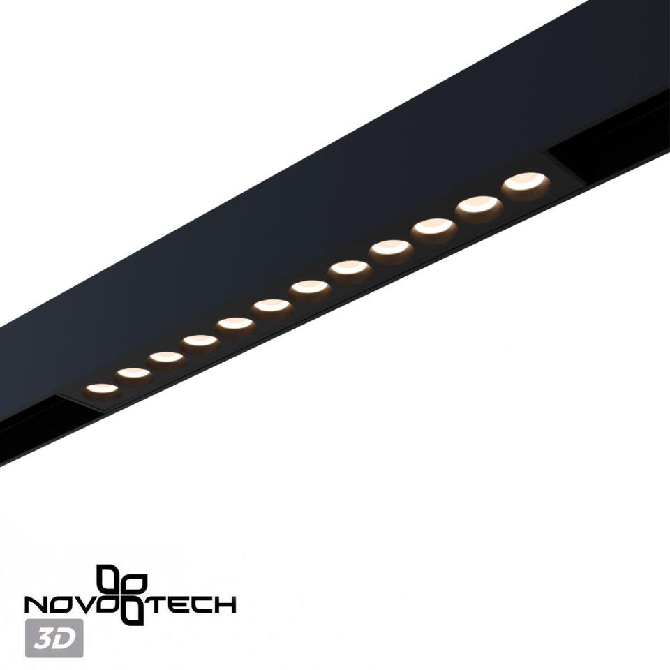Фото №8  NOVOTECH 359930 PORT NT25 208 черный Трековый светильник с переключ. цв. темпер. IP20 LED 3000К\4000К\6000К 10W 90-240V VECTOR