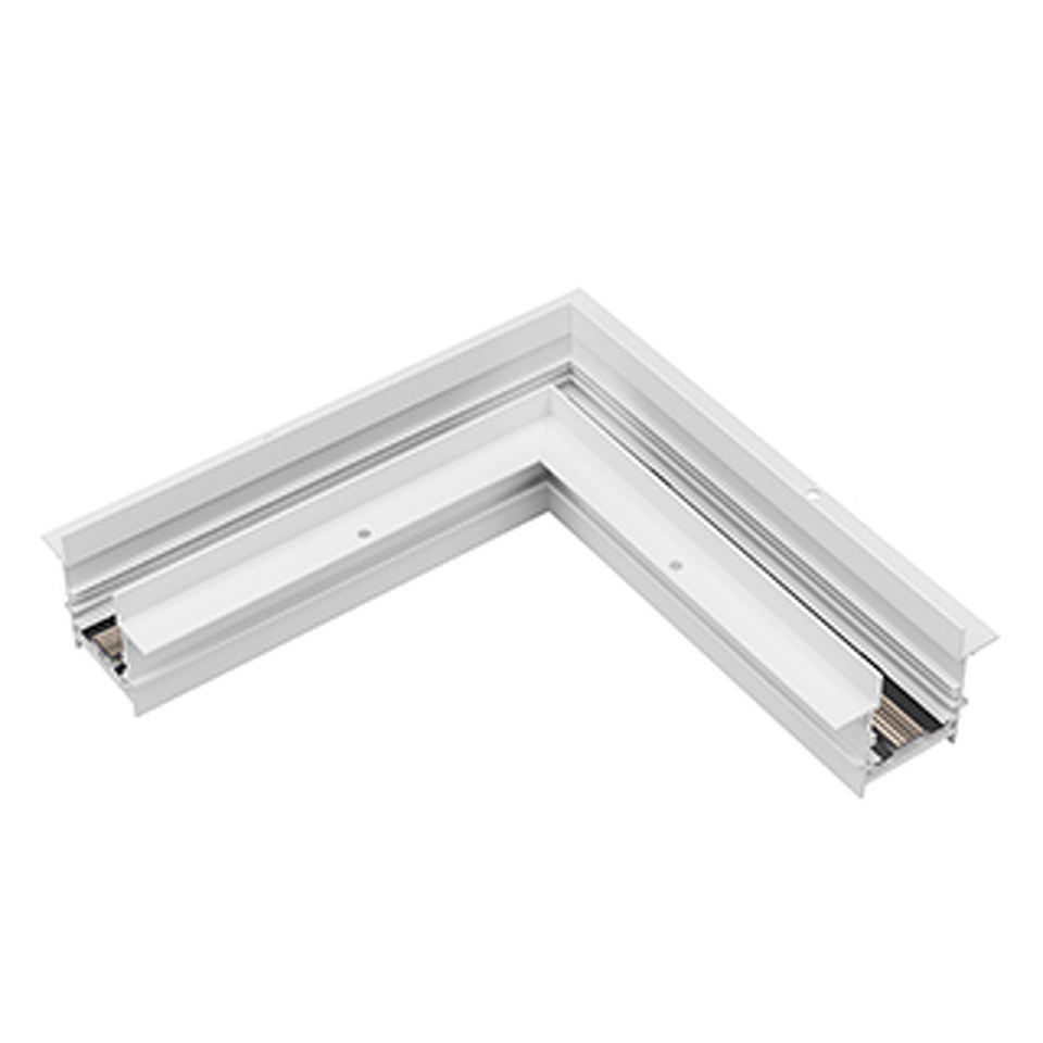 Фото №1  Arlight Коннектор угловой MAG-CON-4560-FDW-L90 (WH, 5LN) ( IP20 Металл, 5 лет)