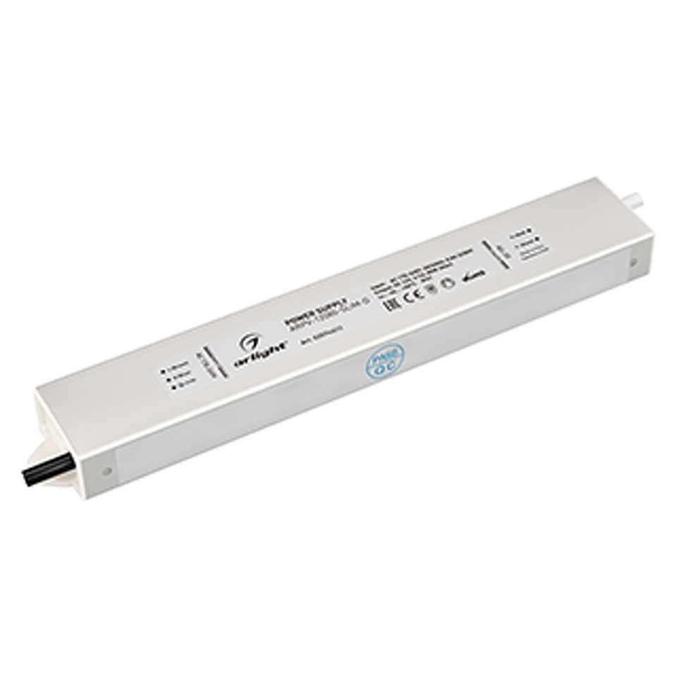 Фото №1  Arlight Блок питания ARPV-12080-SLIM-D (12V, 6.7A, 80W) ( IP67 Металл, 3 года)