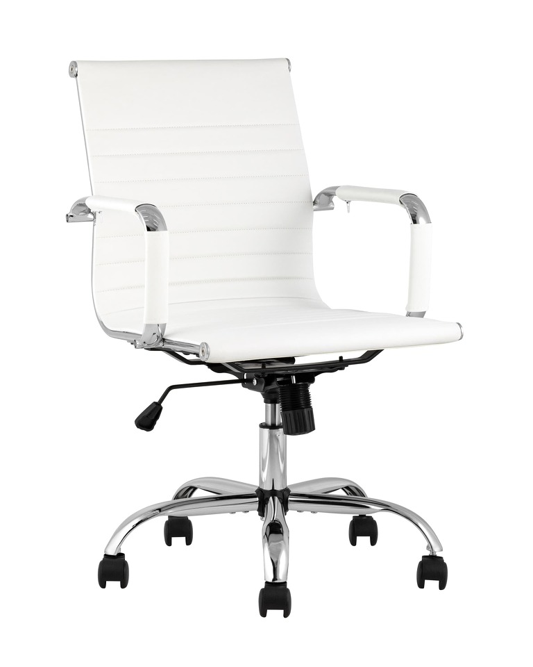 Фото №10  Кресло Кресло офисное TopChairs City S белое