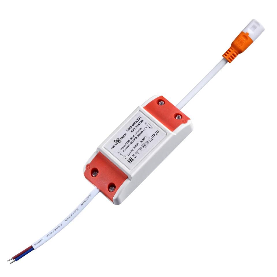 Фото №2  NOVOTECH 358308 DRIVE NT19 493 Драйвер для арт. 358304-358307 IP20 20W
