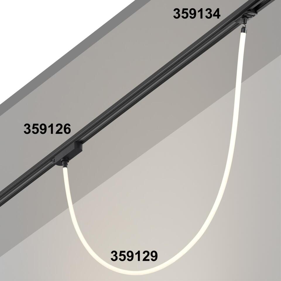 Фото №6  Подвесной светильник NOVOTECH 359129 KONST NT23 068 черный Светильник светодиодный IP20 LED 4000K 14W 170-265V 1400Лм RAMO