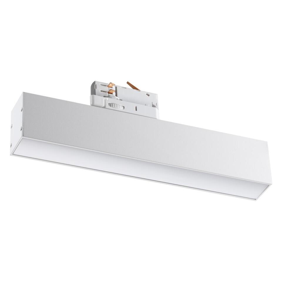 Фото №3  NOVOTECH 358854 PORT NT22 262 белый Светильник трехфазный трековый светодиодный IP20 LED 4000K 18W 220V ITER