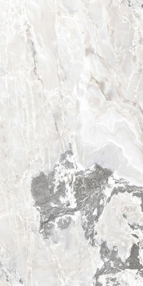 Фото №5  CASA DOLCE CASA Керамогранит ONYX&MORE WHITE BLEND GLO 6MM R 120x240