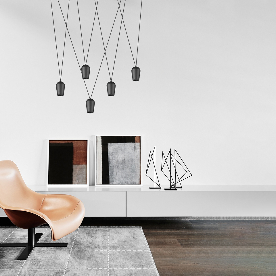 Фото №11  Подвесной светильник 10357/5 Подвесной светильник LOFT IT Blackout