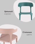 Превью фото №4  Стул Neo пластик темно-бирюзовый