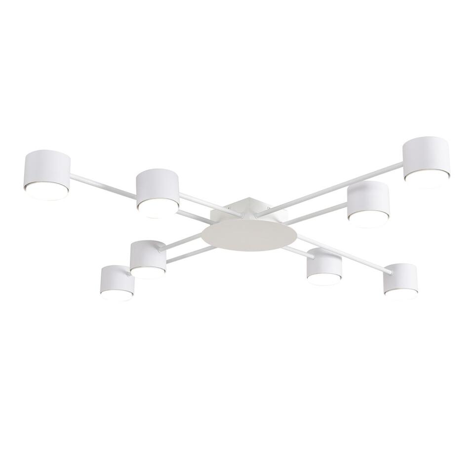 Фото №7  LUMION 8305/8C COMFI LN26 238 белый, металл/акрил Светильник потолочный GX53 LED 8*7W 220V BENUA