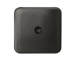 Превью фото №1  Раковина PKU+ Althea Kuadro+ раковина накладная 40x40  Матовый черный Plus-Ton®