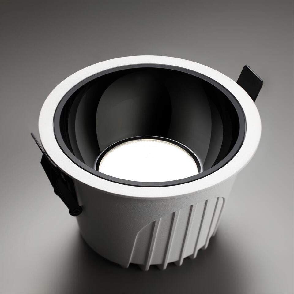Фото №5  NOVOTECH 358695 SPOT NT21 462 белый/черный Светильник встраиваемый светодиодный IP20 LED 4000К 20W 100-265V KNOF