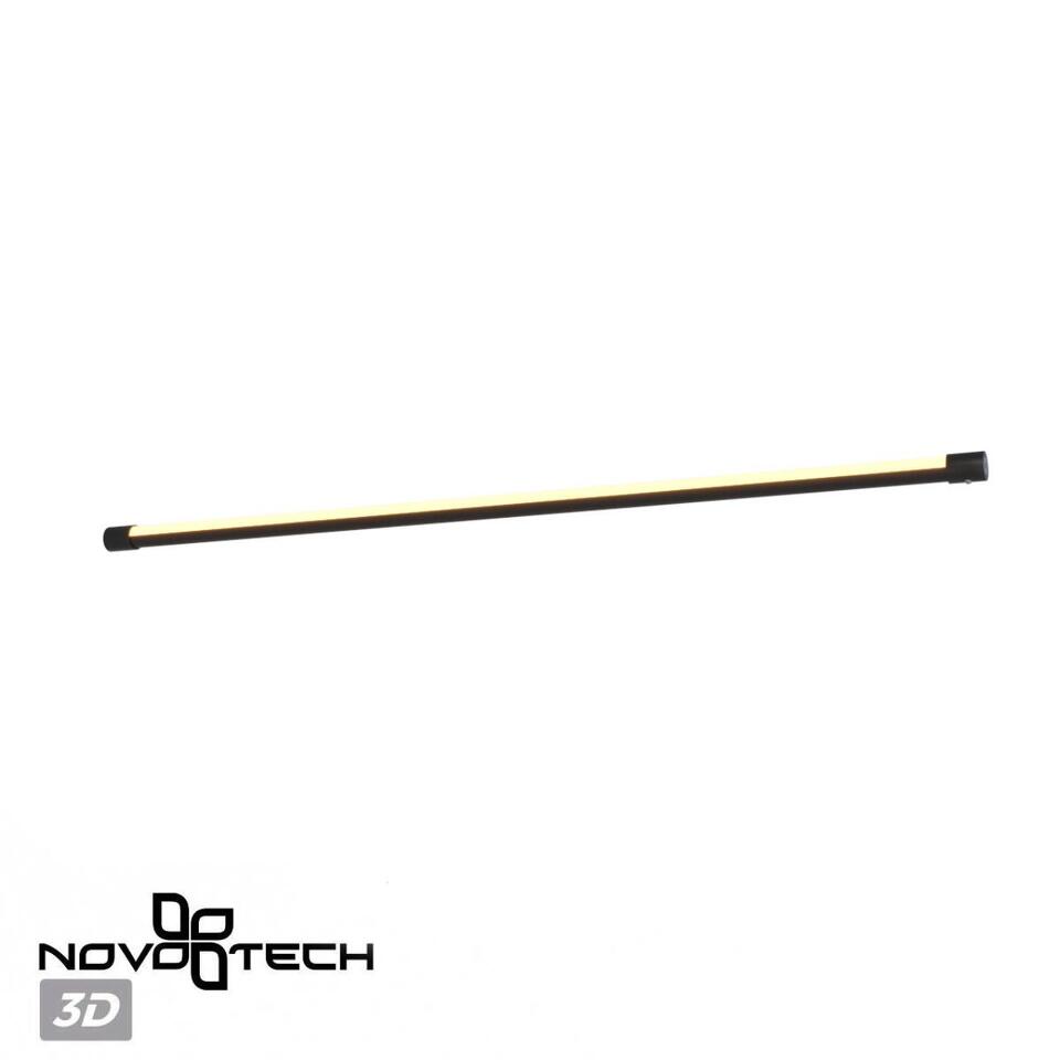 Фото №8  NOVOTECH 359345 KONST NT24 048 черный Светильник линейный светодиодный IP20 LED 12W 170-265V 3000K 944Лм VITZ