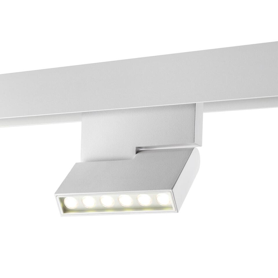 Фото №4  NOVOTECH 358627 SHINO NT21 065 белый Трековый низковольтный св-к диммируемый с ДУ, со сменой цв.температуры IP20 LED 3000~6500К 12W 48V FLUM