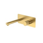 Превью фото №1  Boheme Смеситель STICK из стены Matt Gold LINEA