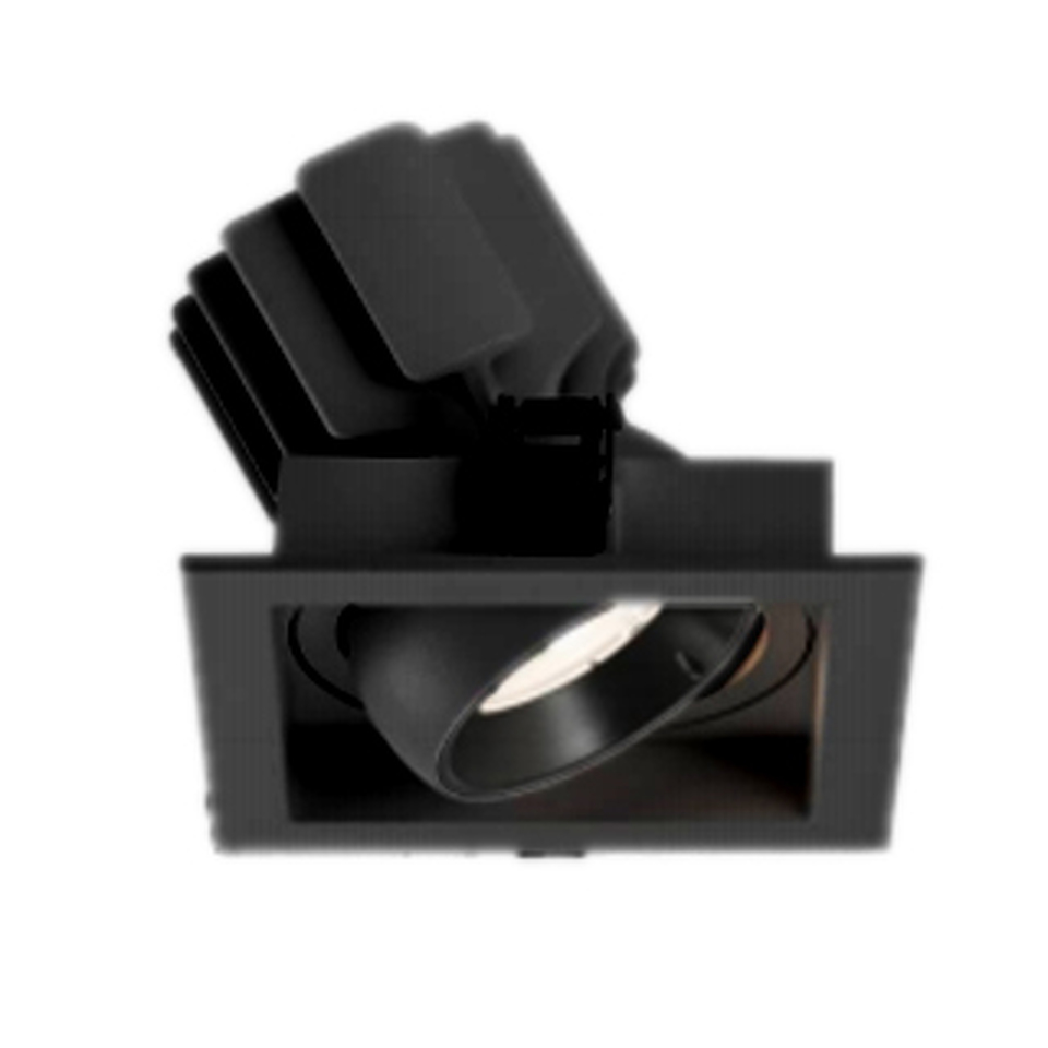 Фото №1  Arlight Светильник MS-VORTEX-BUILT-S117x117-20W Warm3000 (BK-BK, 20 deg, 230V) ( IP20 Металл, 5 лет)