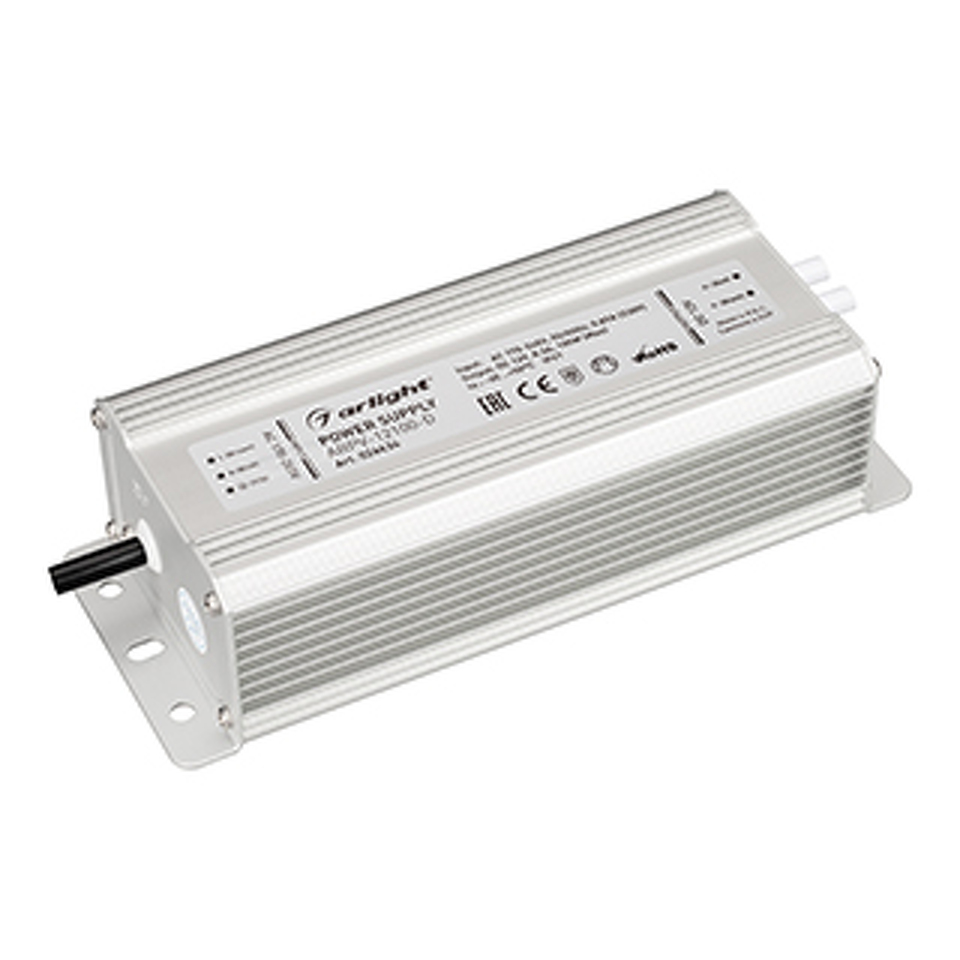 Фото №1  Arlight Блок питания ARPV-12100-D (12V, 8.3A, 100W) ( IP67 Металл, 3 года)