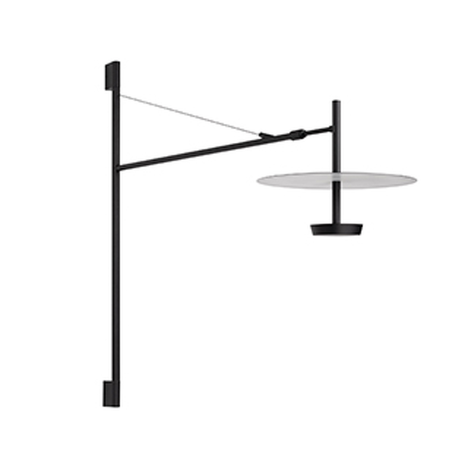 Фото №1  Arlight Светильник SP-CAMPANA-WALL-L1450-9W Warm3000 (BK, 130 deg, 230V, TELESCOPIC) ( IP20 Металл, 5 лет)