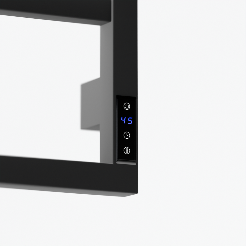 Фото №4  Полотенцесушитель Полотенцесушитель электрический Simple 1435 -9 секций - 330 мм, низ право