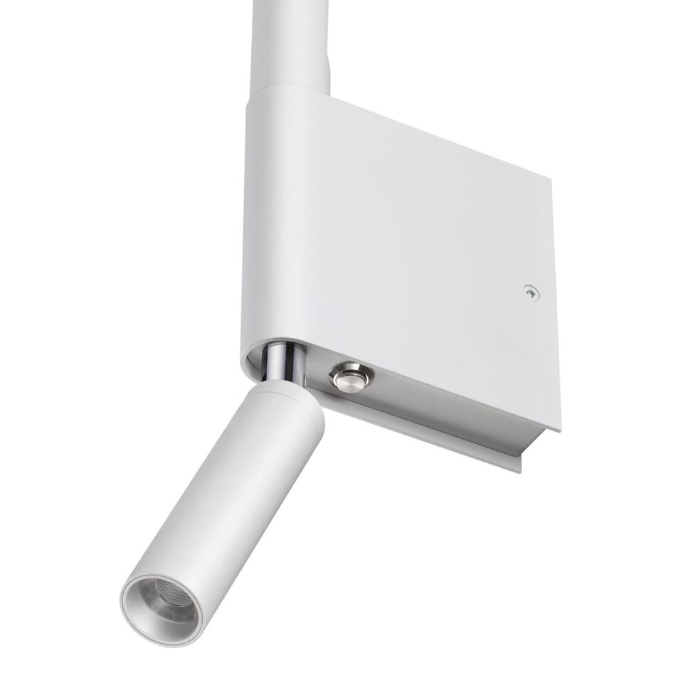 Фото №10  NOVOTECH 359435 OVER NT24 292 белый Светильник настенный с выключателем IP20 LED 5W+3W 220-240V 3000K 320Лм FERMO