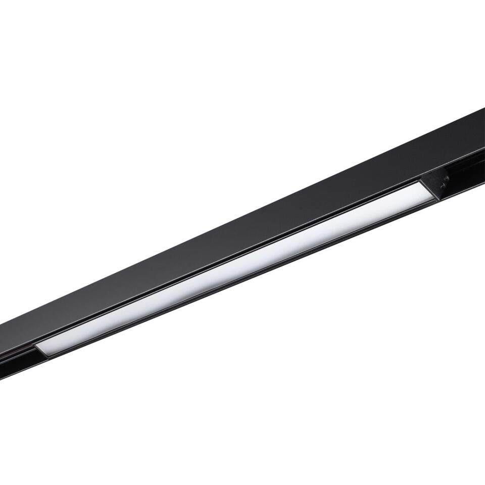Фото №5  NOVOTECH 359201 SHINO NT23 162 черный Трековый светильник для низков. шинопровода IP20 LED 3000К 24W 48V 1800Лм FLUM