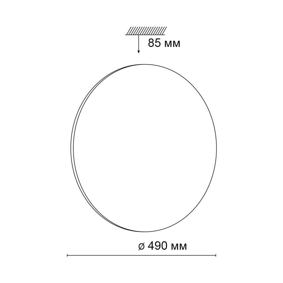 Фото №5  SONEX 3043/EL TAN SN 000 Светильник пластик/золот. LED 72Вт 3000-6500К D490 IP43 пульт ДУ/ LampSmart LASSA
