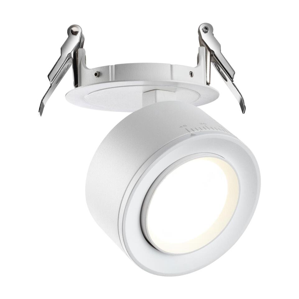 Фото №7  NOVOTECH 358945 SPOT NT22 456 белый Светильник встраиваемый светодиодный IP20 LED 4000К 18W 220V EDDY
