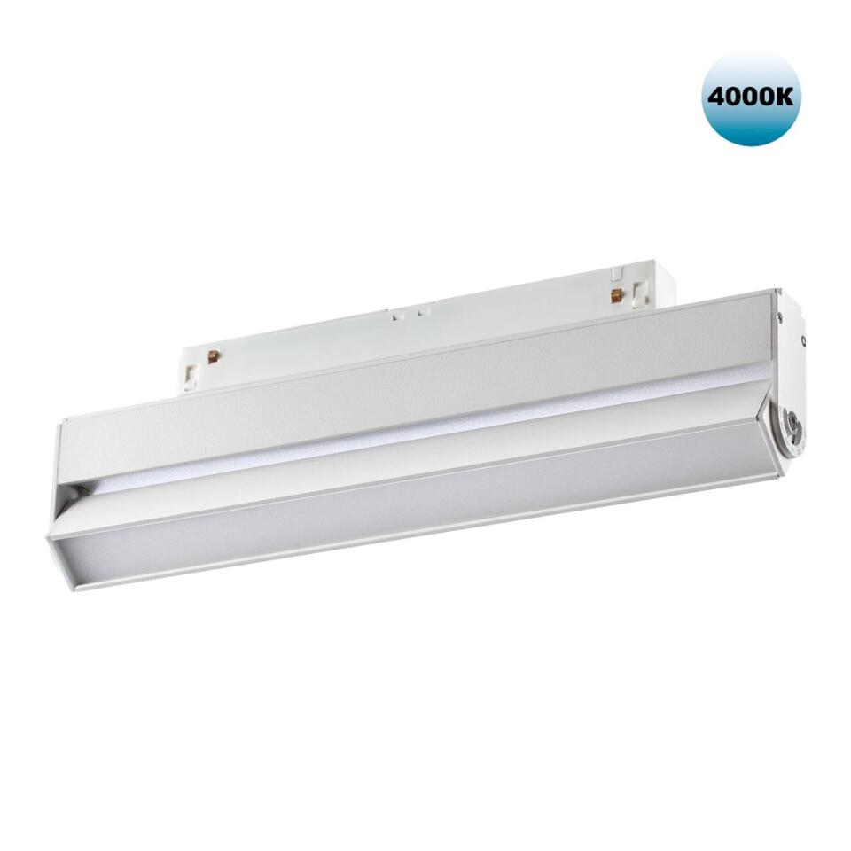 Фото №6  NOVOTECH 358538 SHINO NT21 158 белый Трековый светильник для низковольного шинопровода IP20 LED 4000K 12W 48V FLUM
