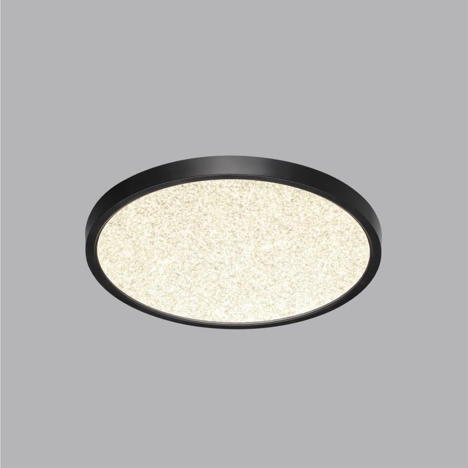 Фото №12  SONEX 7662/24L MITRA LED SN 555 Светильник пластик/белый/черный LED 24Вт 3000/4000K D300 IP40 OMEGA BLACK