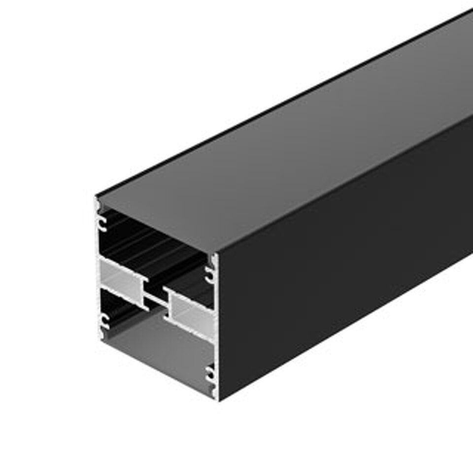 Фото №1  Arlight Профиль LINE-5050-DUAL-2000 ANOD BLACK ( Алюминий)