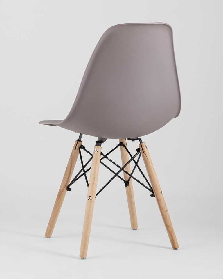 Фото №10  Стул Eames Style DSW темно-серый x4 (разборный каркас)